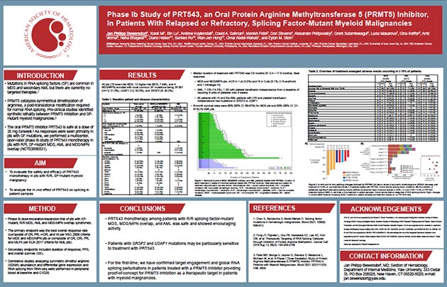 Phase-Ib-Study-of-PRT543,-an-Oral-Protein-Arginine-Methyltransferase-5-(PRMT5)-Inhibitor,-In-Patients-With-Relapsed-or-Refractory,-Splicing-Factor-Mutant-Myeloid-Malignancies-thumb